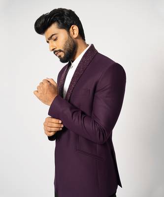 Sangria grammy blazer with pant 4