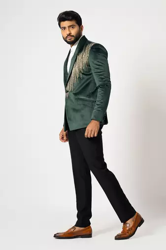 Gotham shimmering blazer and pant