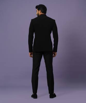 Ink black bandhgala set 5