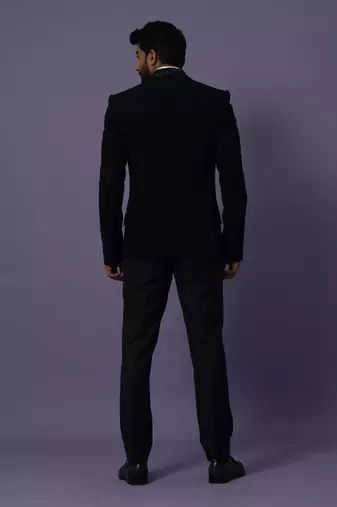 Ink blue suit set