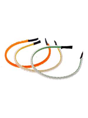 Women set of 3 multi-color hairband 2