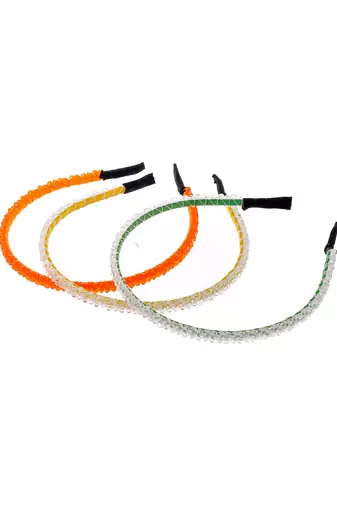 Women set of 3 multi-color hairband