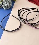 Women set of 5 multi-color hairband