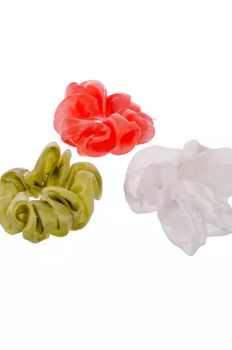 Women set of 6 multi color poytail holder