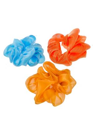 Women set of 6 multi color poytail holder 4
