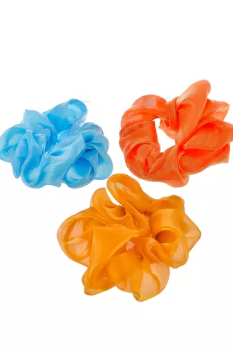 Women set of 6 multi color poytail holder