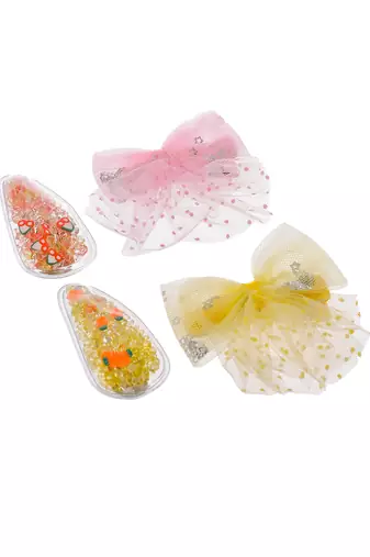 Set of 4 alligator hair clip