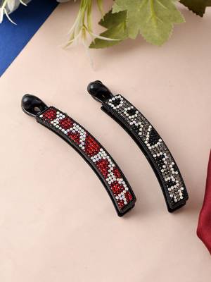 Women set of 2 banana hair clip 1