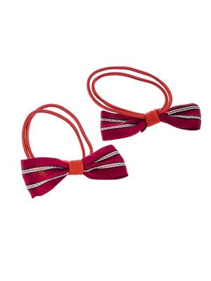 Set of 10 bow ponytail holder 2