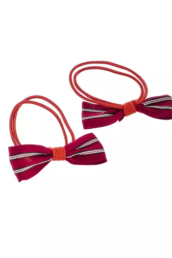 Set of 10 bow ponytail holder
