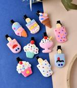 Set of 10 multi color alligator hair clip