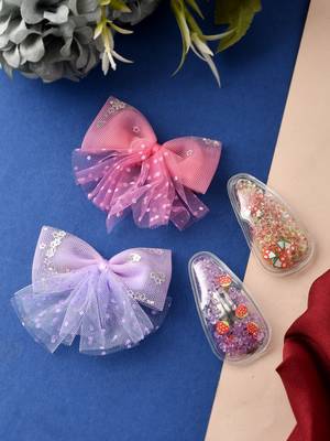 Set of 4 alligator hair clip 1