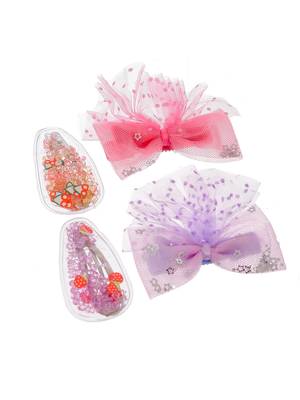Set of 4 alligator hair clip 2