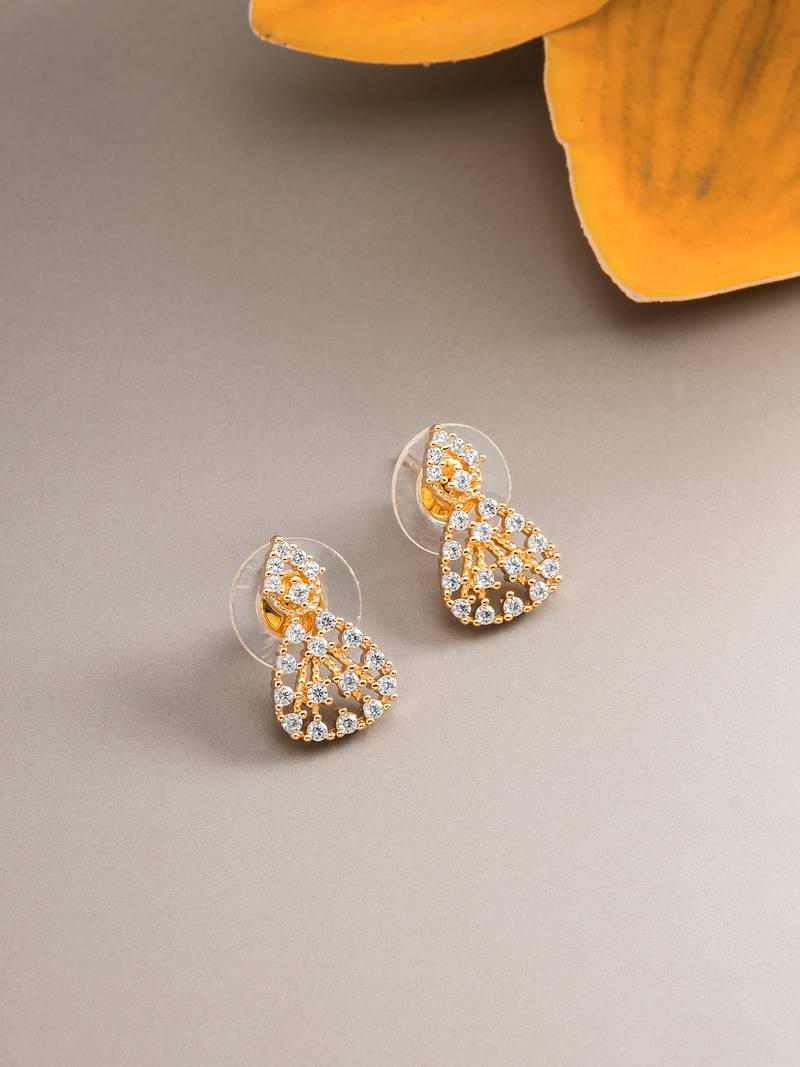 Lumiere designed party & wedding wear trillion studd earring