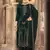 green velvet embroidered dress material
