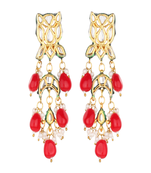 Runjhun semi precious stones designer jhumka for women
