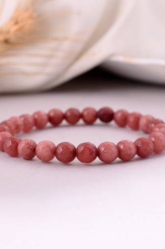 Artificial beads natural stone bracelet