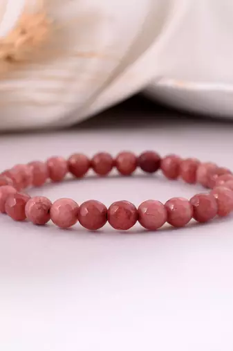 Artificial beads natural stone bracelet