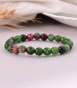 Artificial beads natural stone bracelet