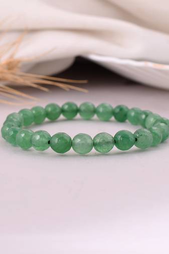 Artificial beads natural stone bracelet