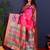PINK TRENDY PRETTY PAITHANI SILK SAREE