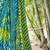 Multicolor cross stripes print chiffon fancy saree banarsi border with blouse