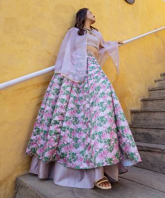 Mocha Brown Lehenga 3