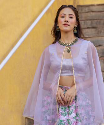 Mocha Brown Lehenga 4