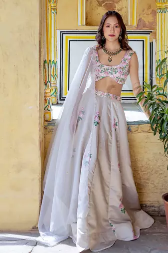 Moss Green Lehenga