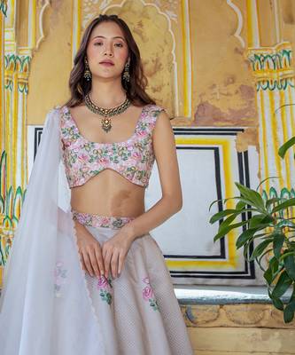Moss Green Lehenga 4