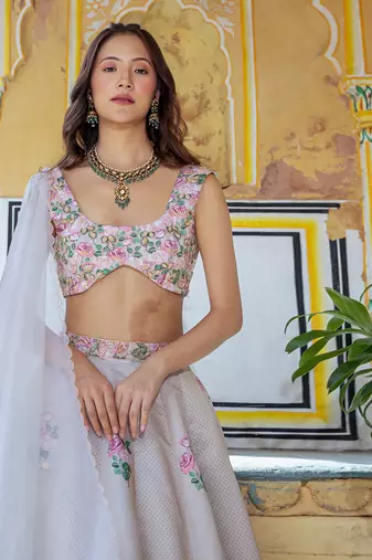 Moss Green Lehenga