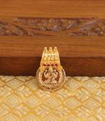 Gold plated palakka lakshmi kasu pendent