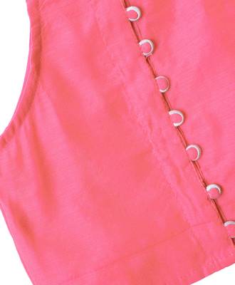 Twisha Girls Incut Style Top & Printed Dhoti - Pink & Yellow 6