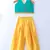 Twisha Girls Solid Knit Top Embellished With Pompom & Potali Buttons With Palazzo -  Seagreen & Yellow
