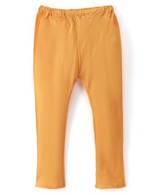 Twisha Boys Solid Kurta & Pyjama With Jacket - Gold 7