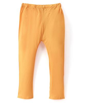 Twisha Boys Solid Kurta & Pyjama With Jacket - Gold 8