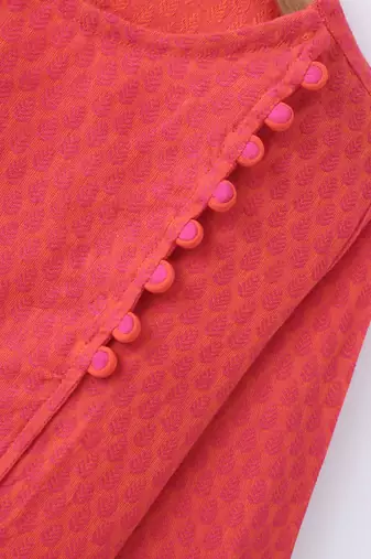 Twisha Boys Solid Kurta & Pyjama - Red