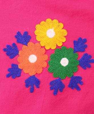 Twisha Girls Embroidered Kurta With Net Ghagra & Dupatta - Pink & Yellow 6