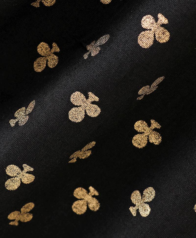 Twisha Girls Self Design Top & Printed Dhoti Pants - White & Black