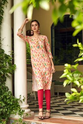 multicolor women floral printed straight kurta 2