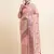 Pink Embellished::Embroidered Organza Bollywood Saree With Blouse