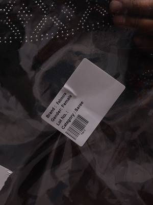 Maroon Digital Print::Embellished::Embroidered Lycra Blend Bollywood Saree With Blouse 10