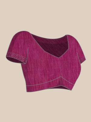Wine Digital Print::Embellished::Embroidered Lycra Blend Bollywood Saree With Blouse 8