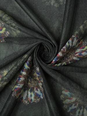 Green Digital Print::Embellished::Embroidered Lycra Blend Bollywood Saree With Blouse 9