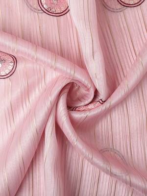 Pink Embellished::Embroidered Organza Bollywood Saree With Blouse 9