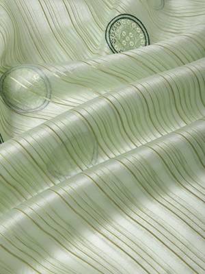 Bottle Green Embellished::Embroidered Organza Bollywood Saree With Blouse 9