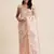 Peach Embellished::Embroidered Organza Bollywood Saree With Blouse