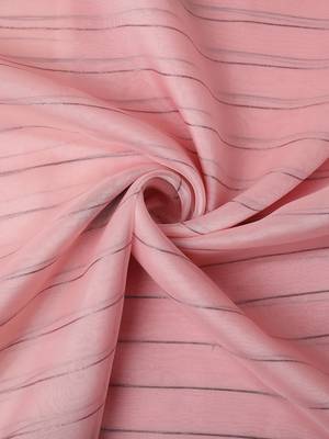 Pink Embellished::Embroidered Organza Bollywood Saree With Blouse 9