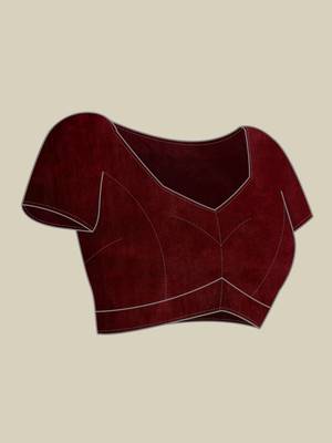 Maroon Color Sequins Embroidered Bollywood Georgette Saree With Blouse 5
