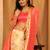 Silk Land  Red  Woven Design Art Silk Saree 